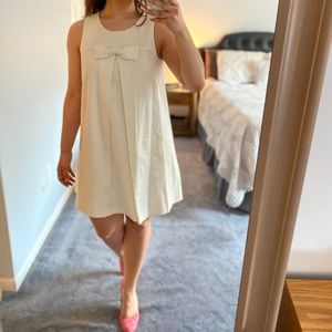 White Bow Cocktail Dress